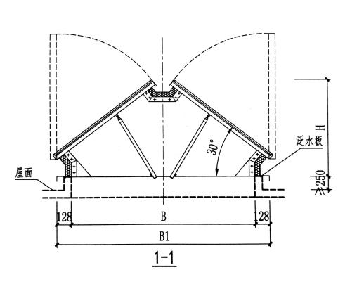 三角型電動采光排煙天窗